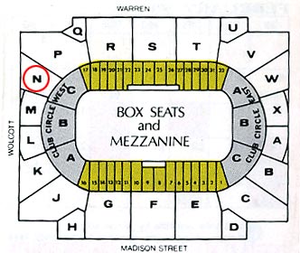 Chicago Stadium Seating Chart